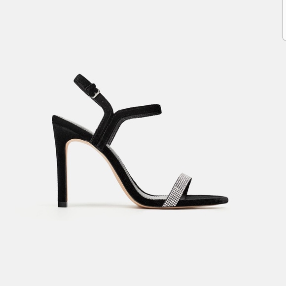 rhinestone sandals heels
